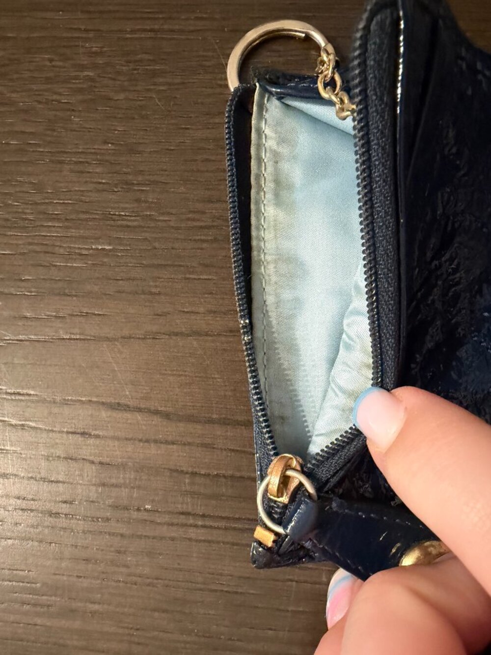 Blue Coach Coin Purse - Picture 3 of 3